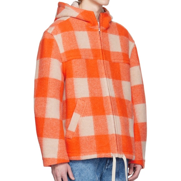 Isabel Marant Other - Isabel Marant | Kurt Gingham Check Hooded Jacket | Orange | Mens | Small